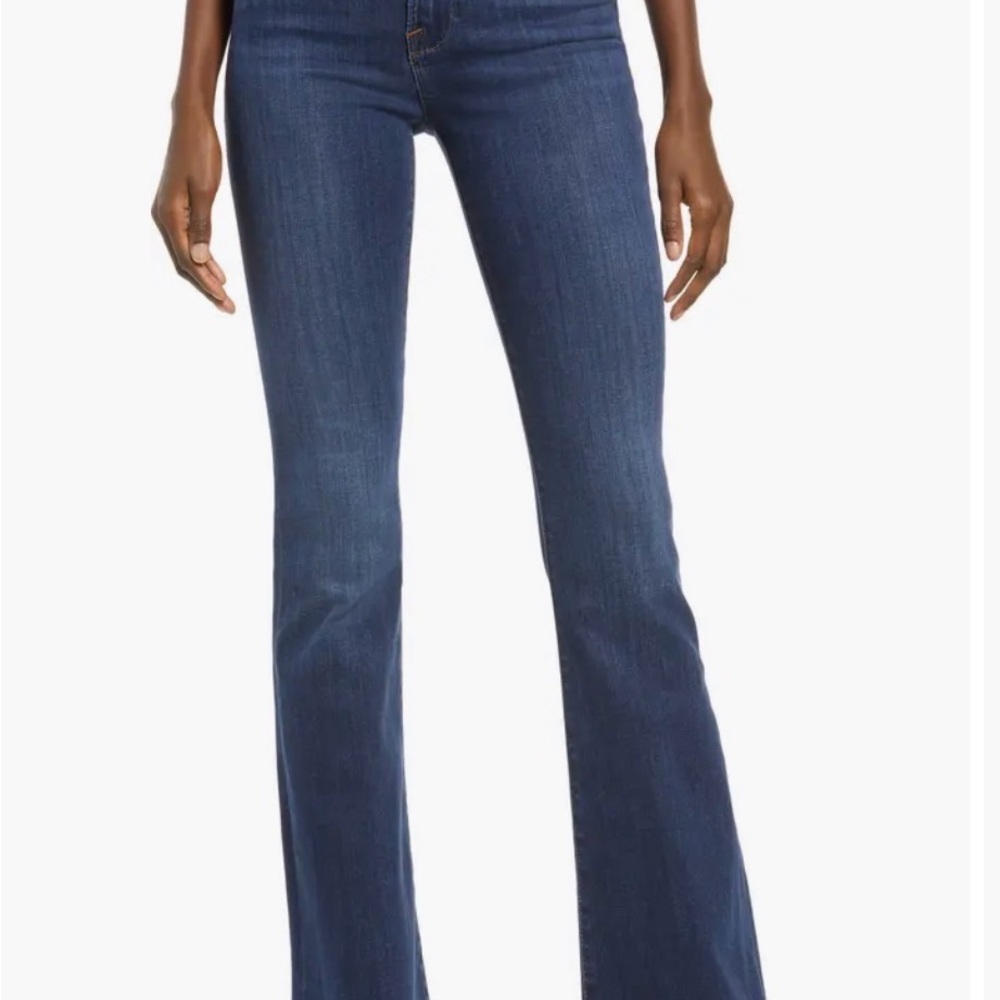 Frame Denim Dark Blue Flare Jeans LE High Flare